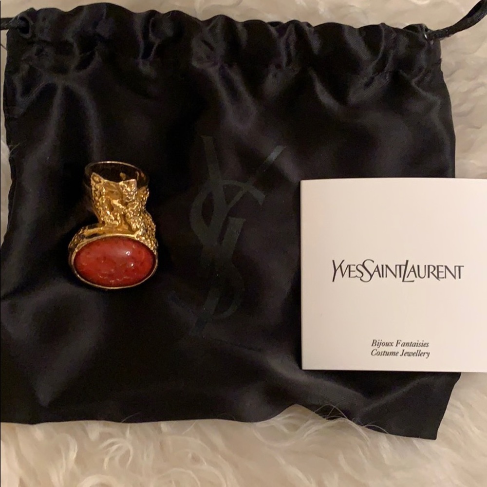 Yves Saint Laurent YSL Artsy Fab statement ring